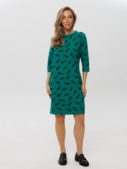 Платье женское П-194 (футер 2х нитка пенье г/к)